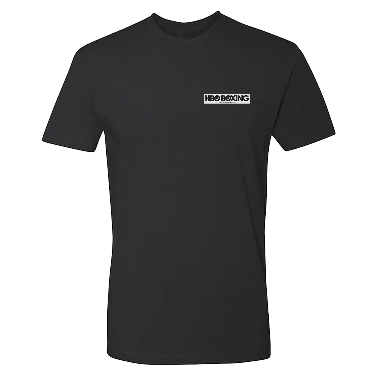 HBO Boxing Logo Left Chest Adult Short Sleeve T-Shirt