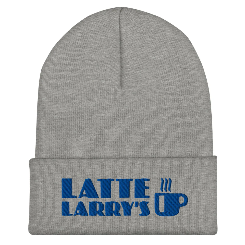 Curb Your Enthusiasm Latte Larry's Embroidered Beanie