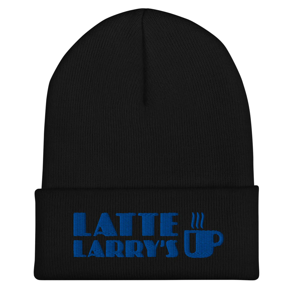 Curb Your Enthusiasm Latte Larry's Embroidered Beanie