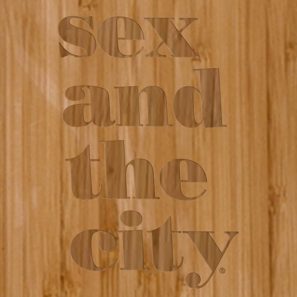 Sex and The City Logo Wine Bottle Cutting Board 2 Sex and The City Logo Wine Bottle Cutting Board
