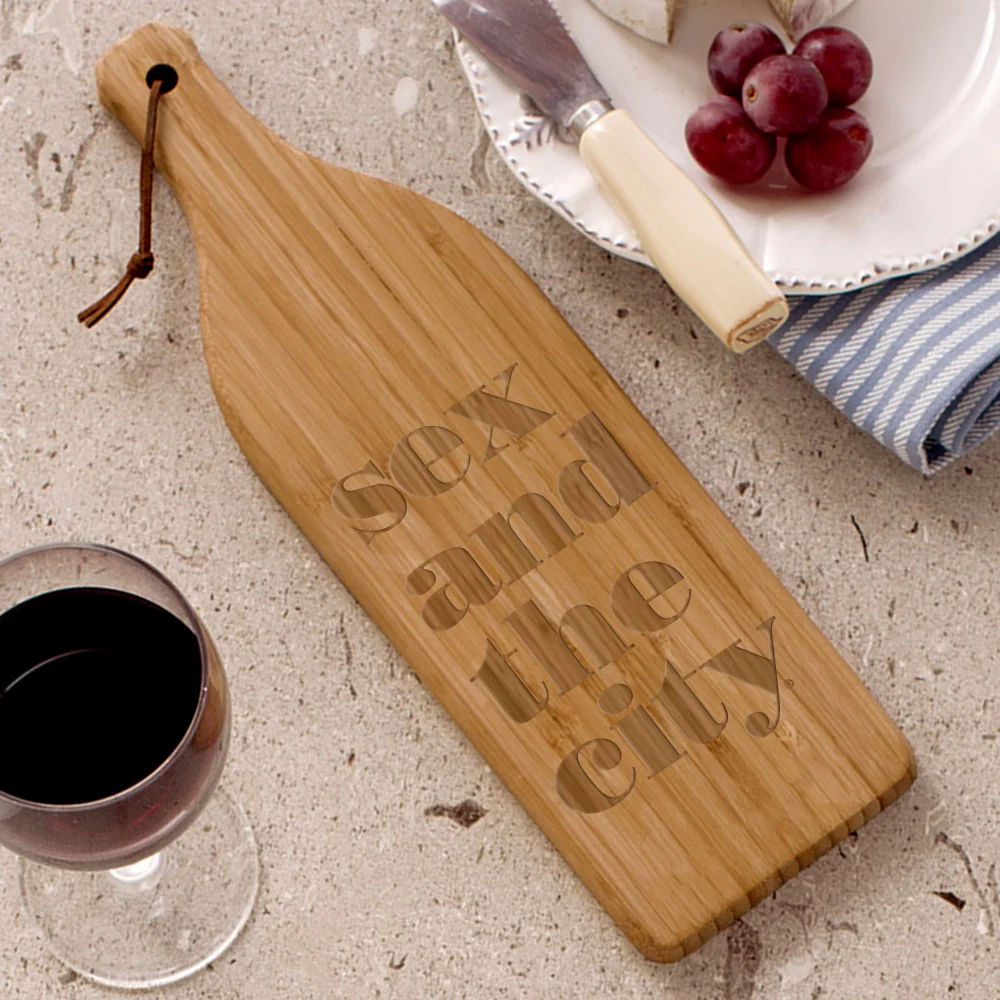 Sex and The City Logo Wine Bottle Cutting Board 3 Sex and The City Logo Wine Bottle Cutting Board