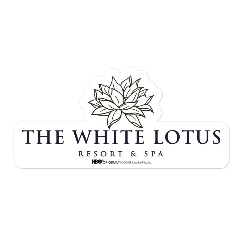 The White Lotus Resort & Spa Sticker