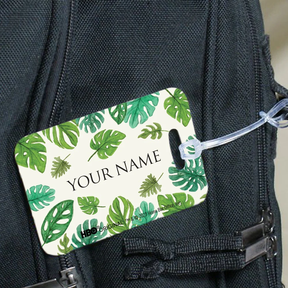 The White Lotus Resort & Spa Double Sided Personalized Luggage Tag