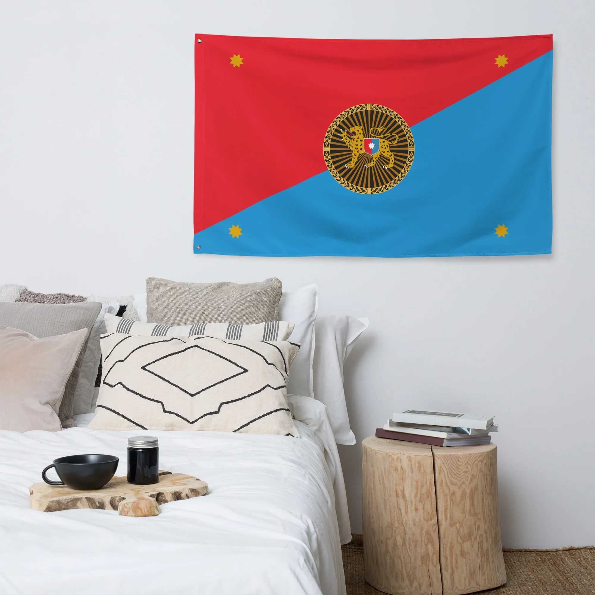 The Regime Leopard Crest Flag