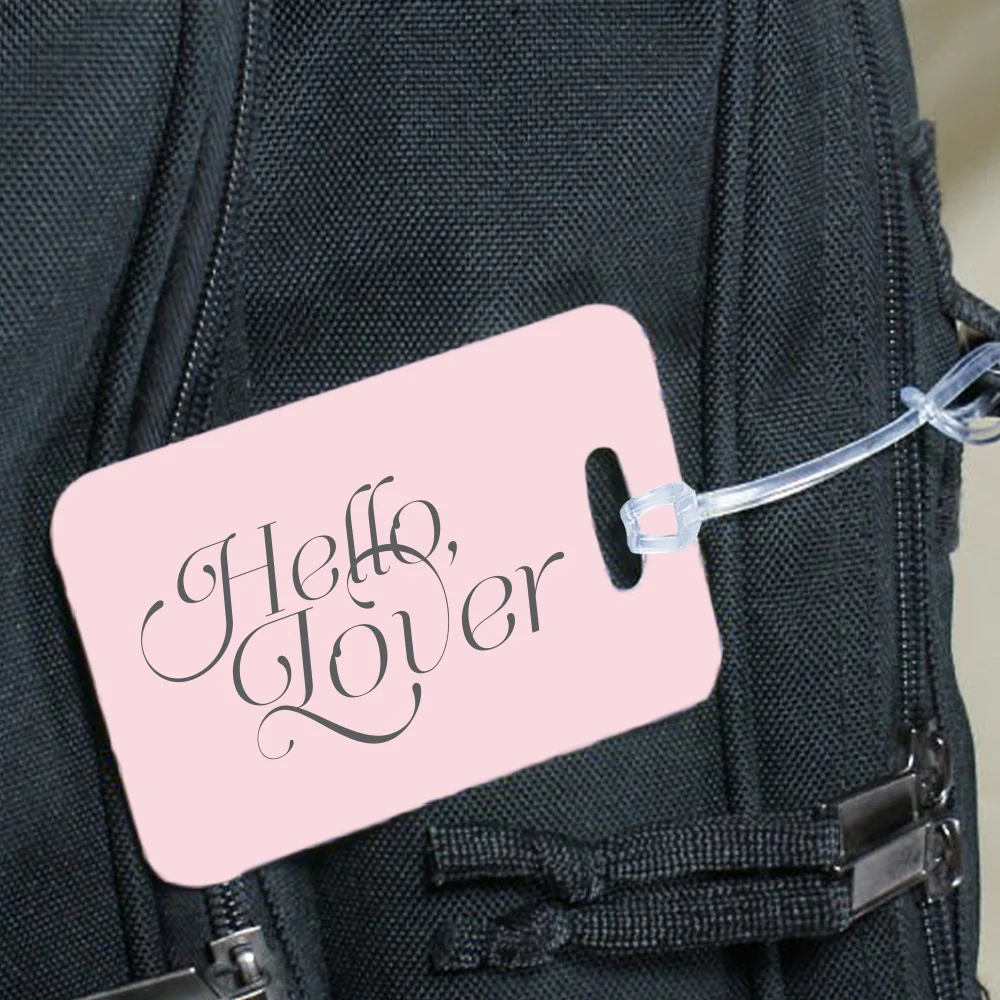 Sex and The City Hello Lover Personalized Luggage Tag