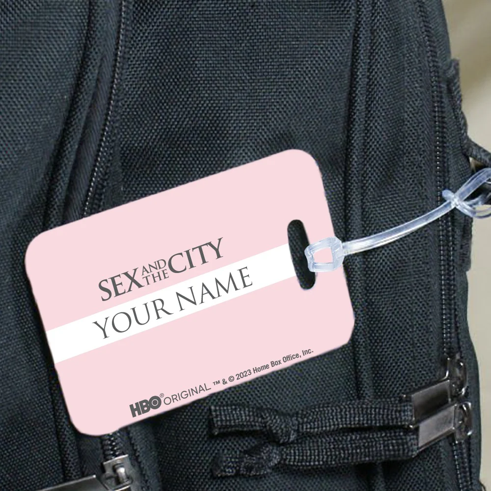 Sex and The City Hello Lover Personalized Luggage Tag