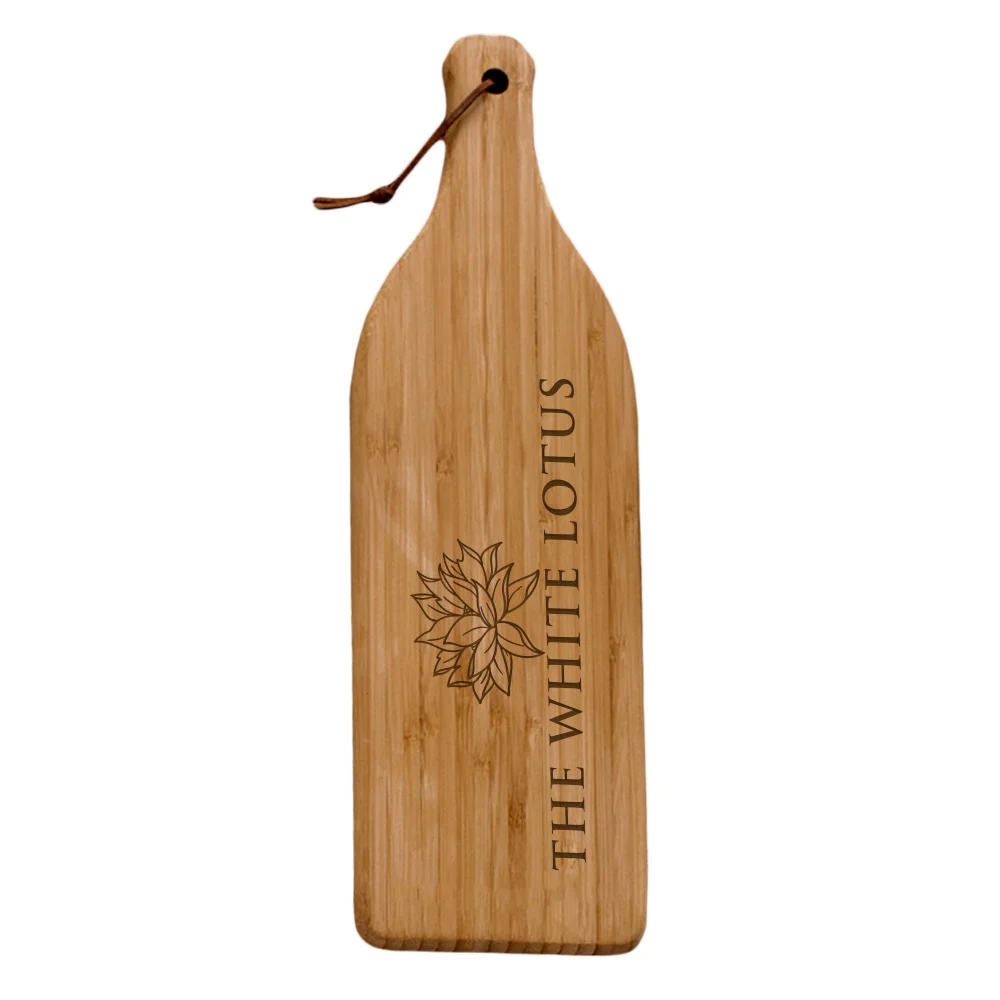 The White Lotus Logo Cutting Board