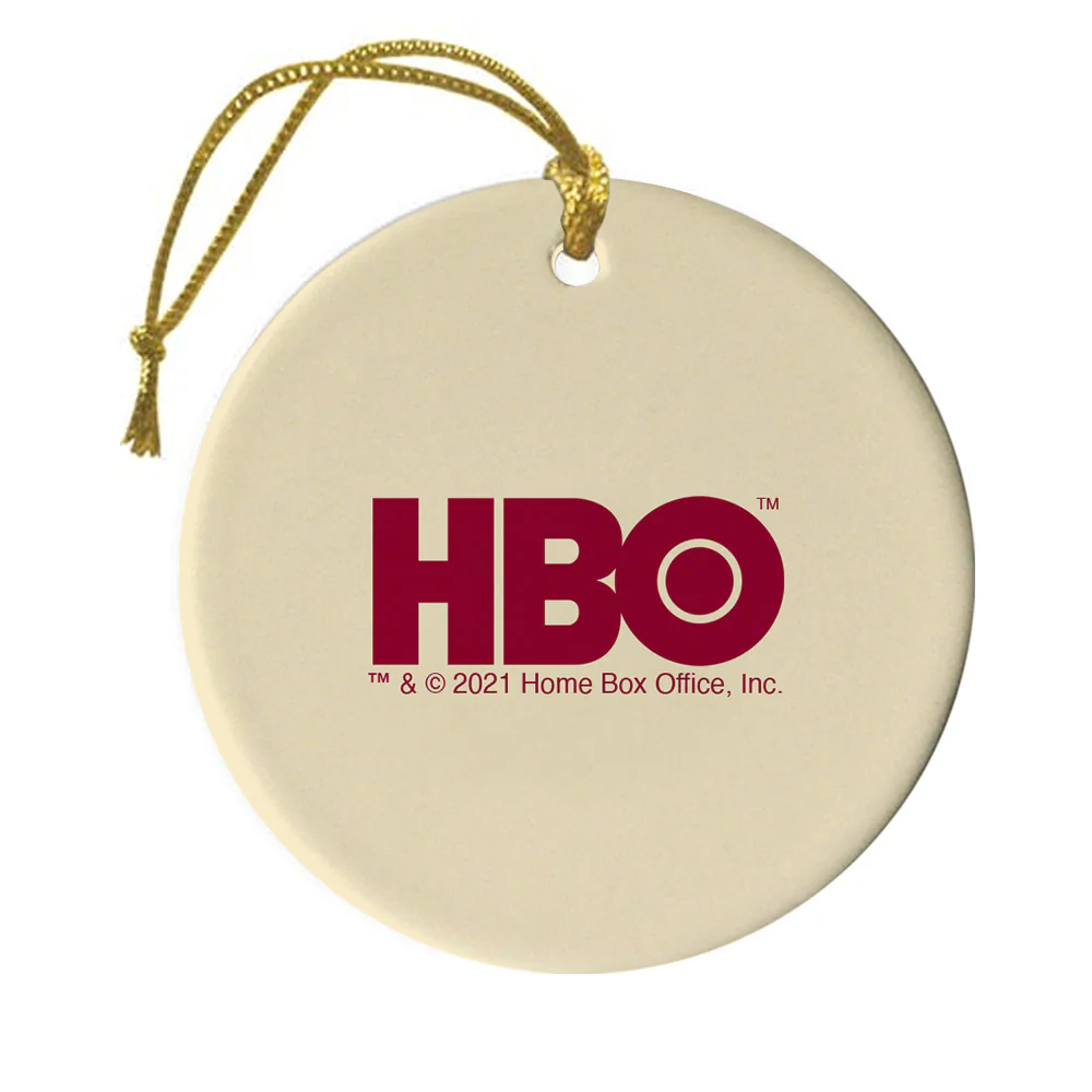 The Sopranos We're Just Like Any Other Family Holiday Round Ceramic Ornament