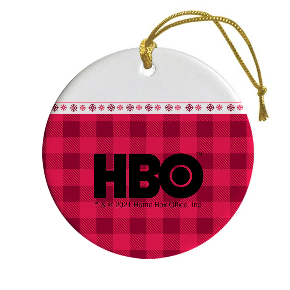 The Sopranos Bada Bing Holiday Round Ceramic Ornament