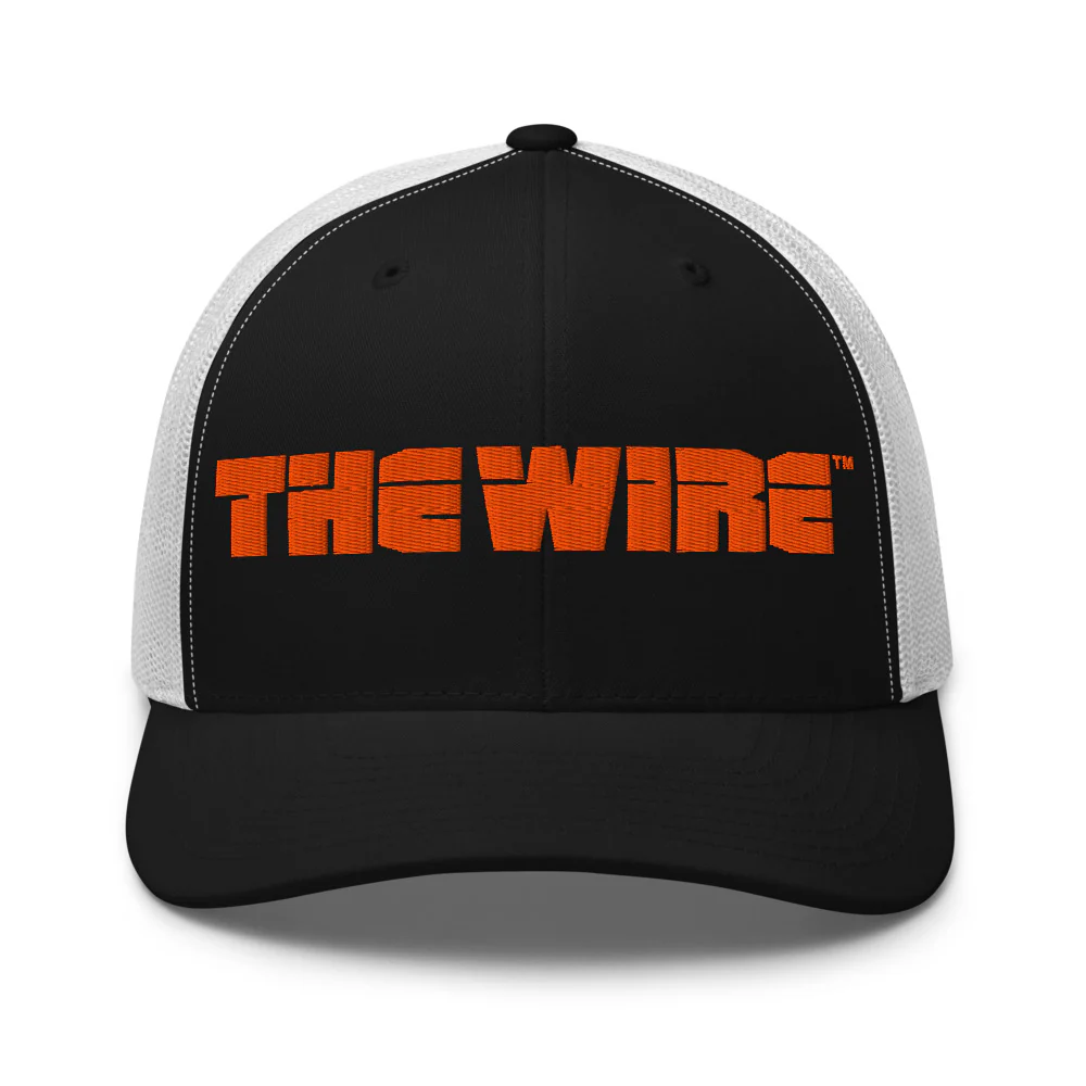 The Wire Logo Embroidered Trucker Hat