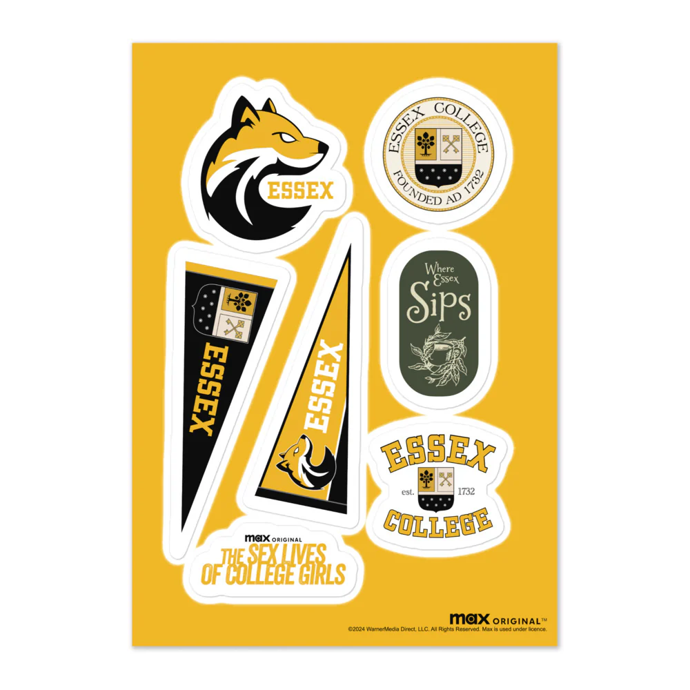 The Sex Lives of College Girls Icons Sticker Sheet