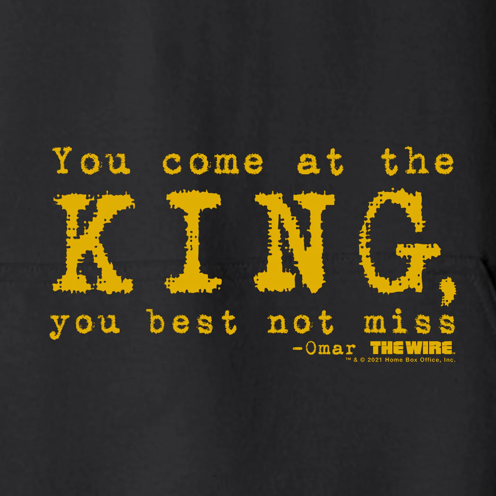 The Wire Omar Come At The King Fleece Hooded Sweatshirt