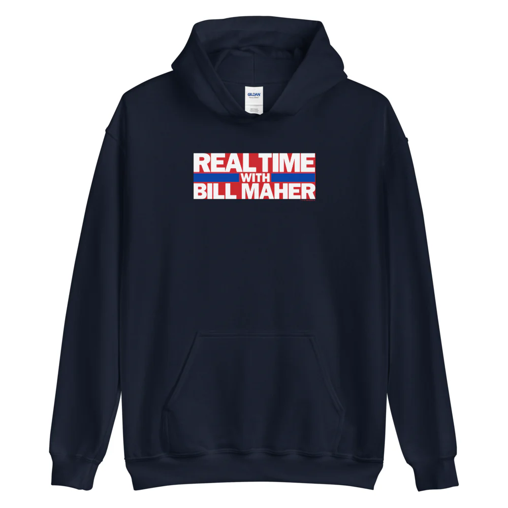 Real Time with Bill Maher Logo Fleece Hooded Sweatshirt
