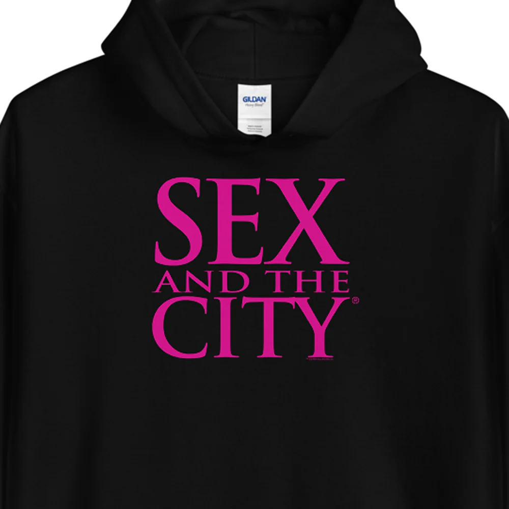 Sex and the City Logo Fleece Hooded Sweatshirt