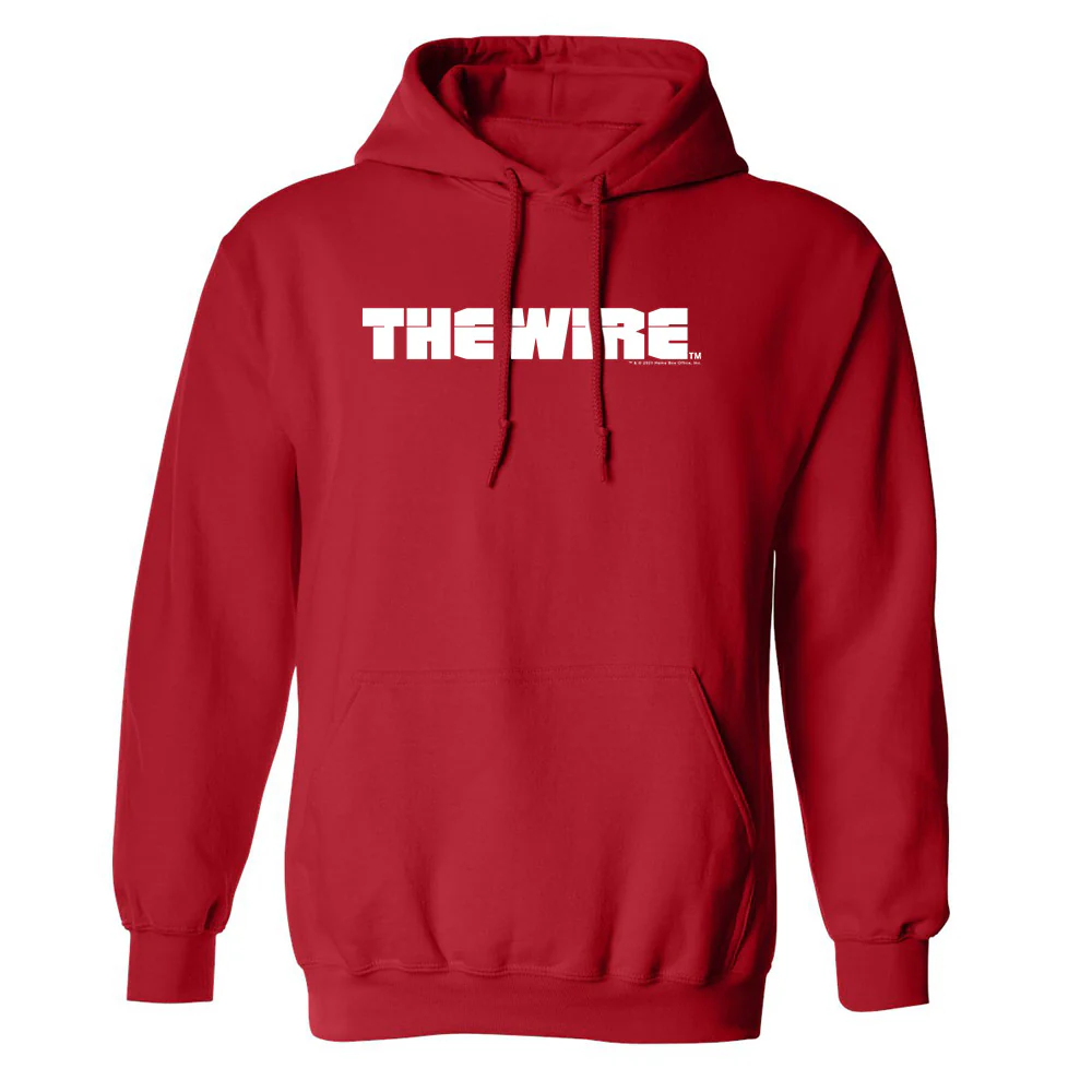 The Wire Logo Fleece Hooded Sweatshirt 4 The Wire Logo Fleece Hooded Sweatshirt