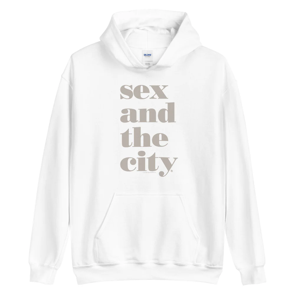 Sex and the City Logo Fleece Hooded Sweatshirt