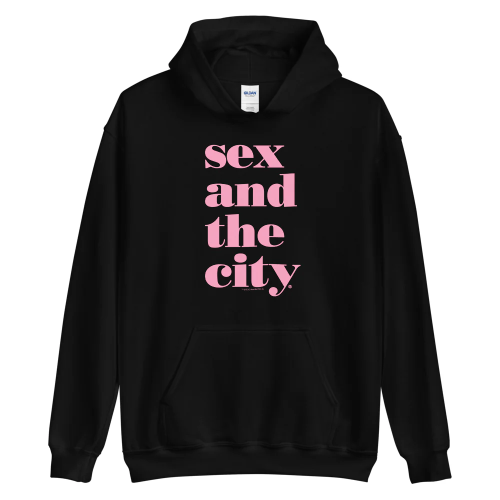 Sex and the City Logo Fleece Hooded Sweatshirt