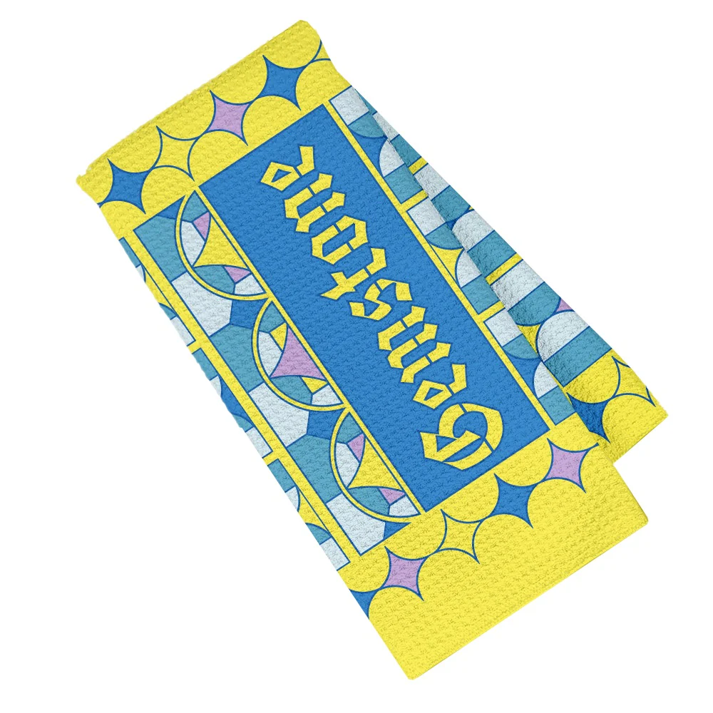 The Righteous Gemstones Stained Glass Kitchen Towel