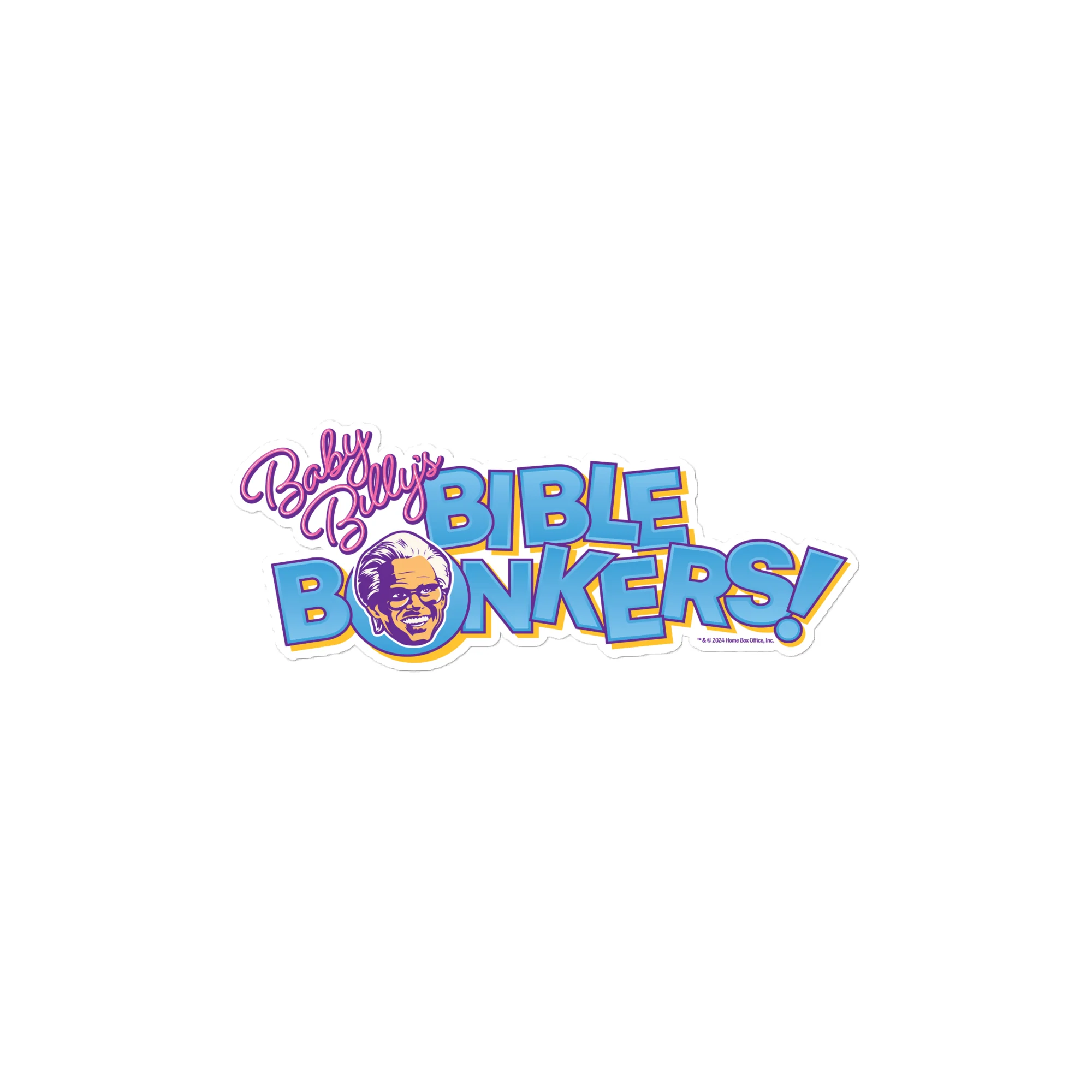 The Righteous Gemstones Baby Billy's Bible Bonkers! Sticker