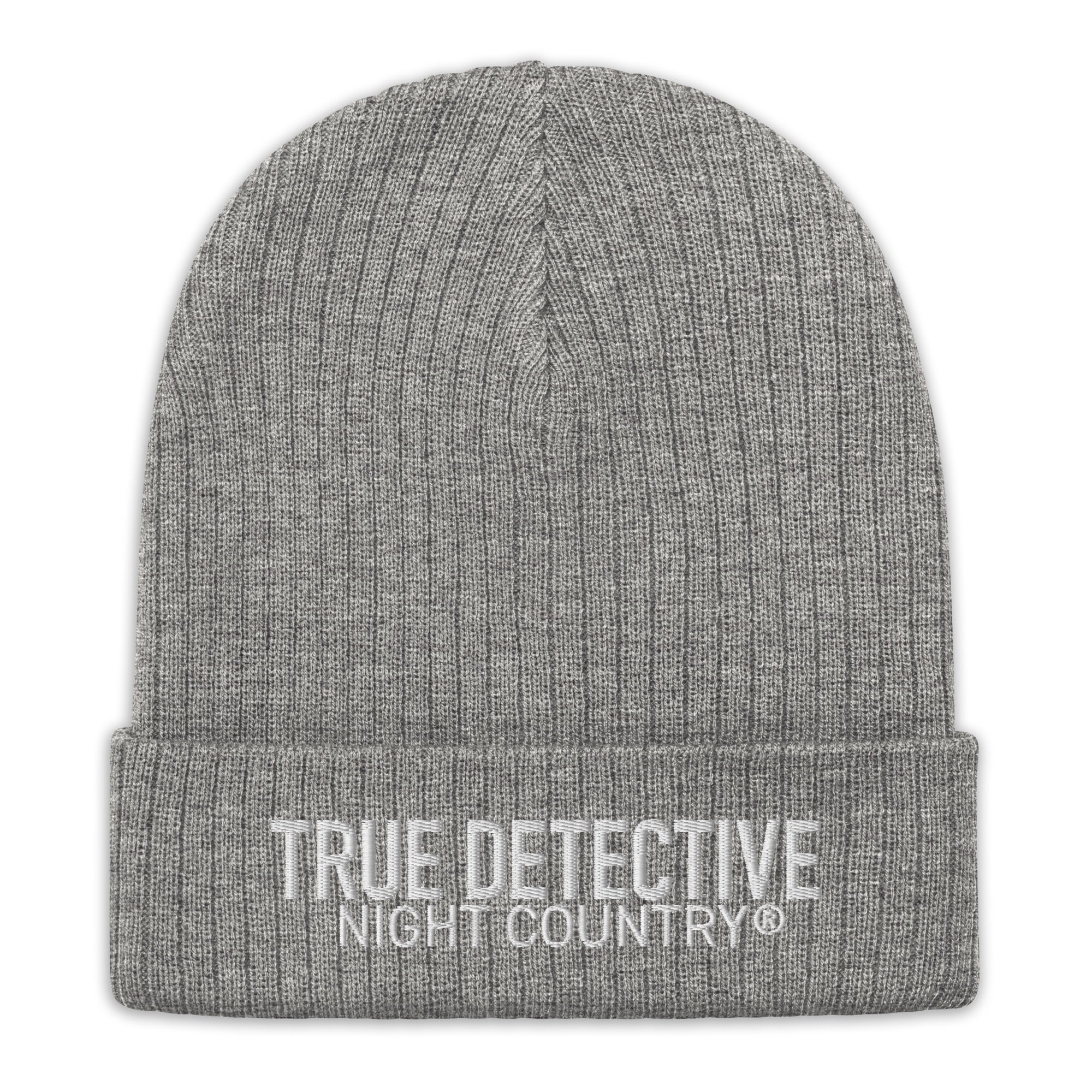 True Detective Night Country Logo Ribbed Beanie