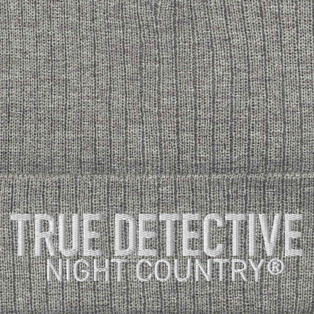 True Detective Night Country Logo Ribbed Beanie