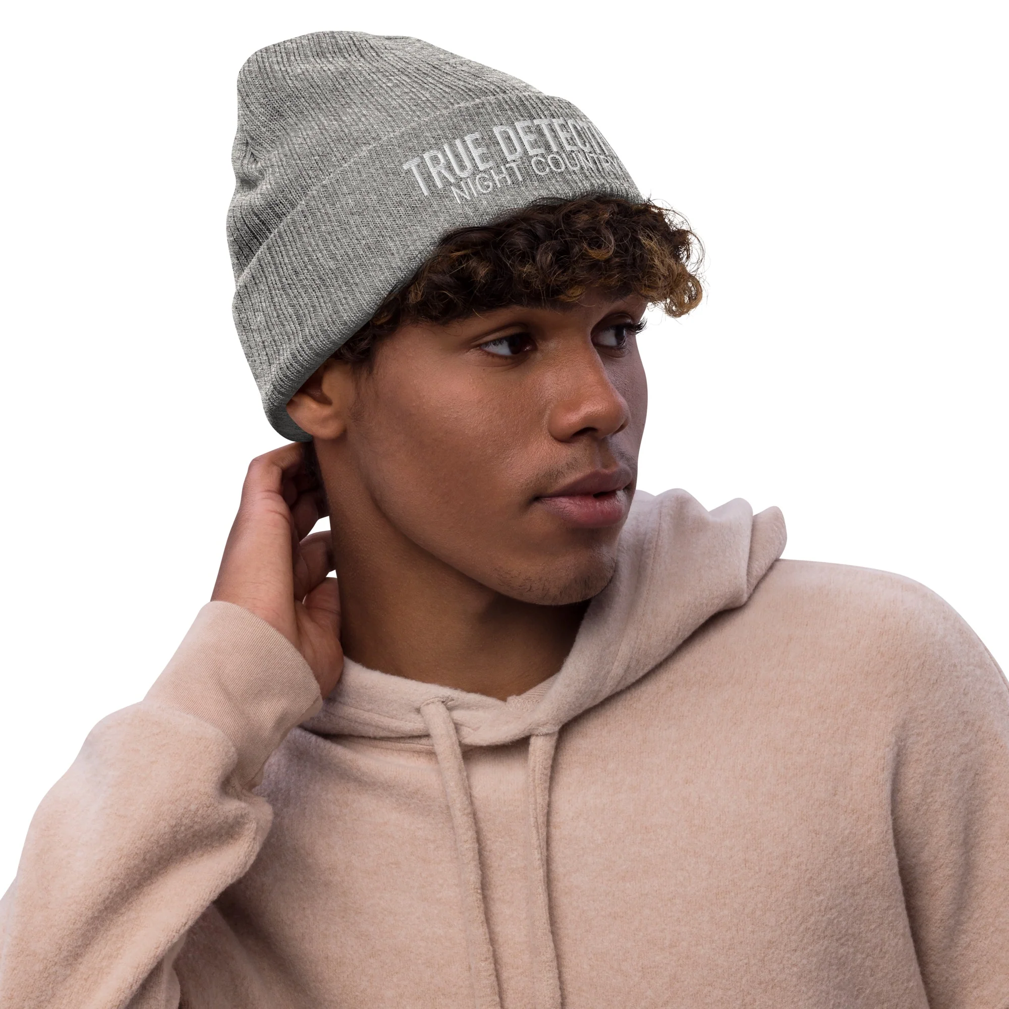 True Detective Night Country Logo Ribbed Beanie