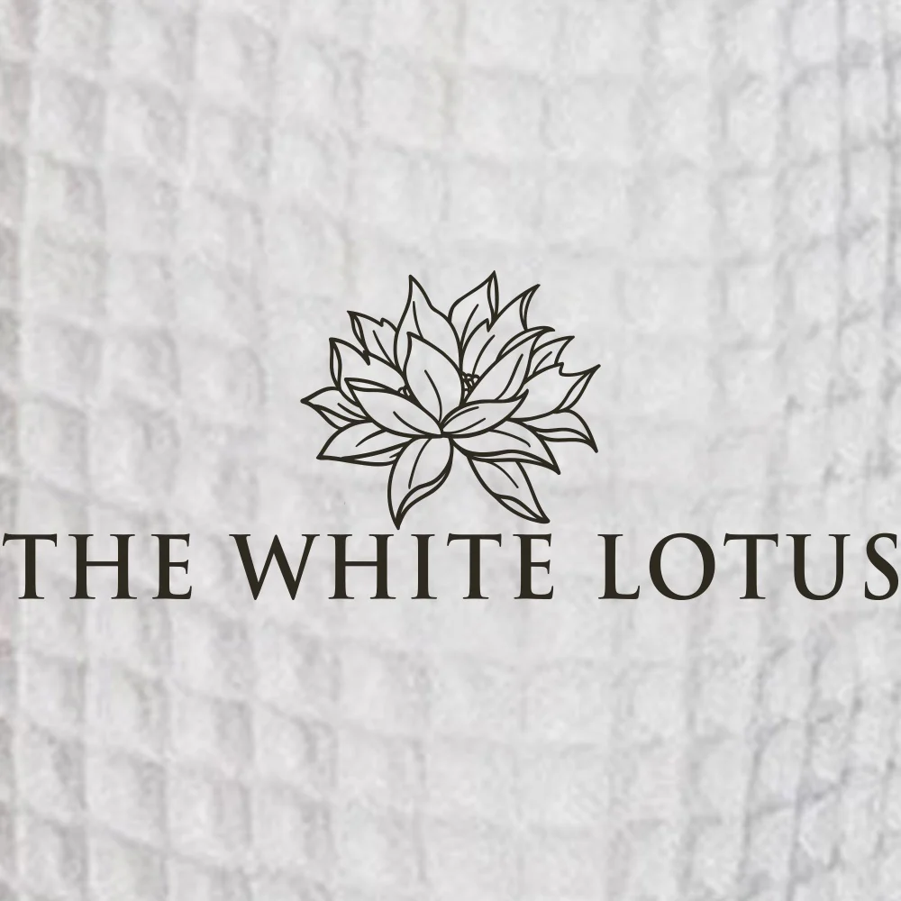 The White Lotus Logo Embroidered Slippers
