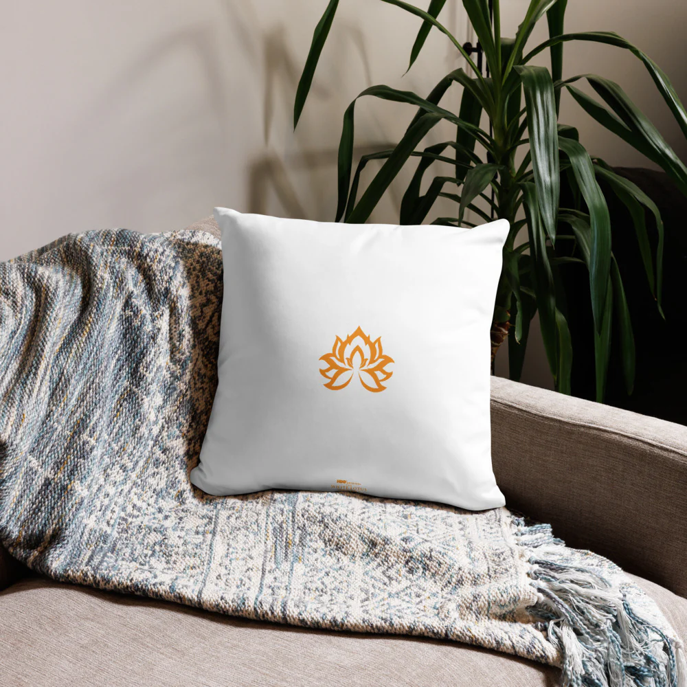 The White Lotus Logo Throw Pillow 4 The White Lotus Logo Throw Pillow