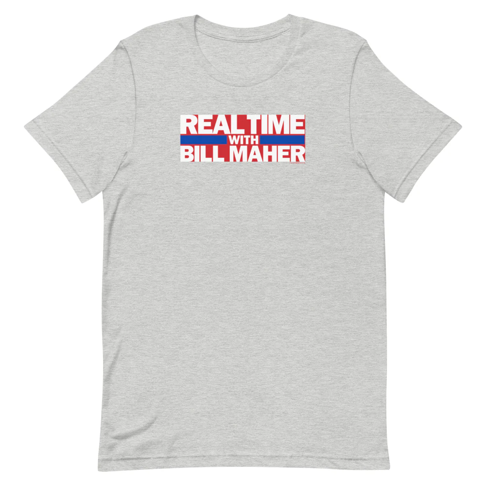 Real Time with Bill Maher Logo Adult Short Sleeve T-Shirt