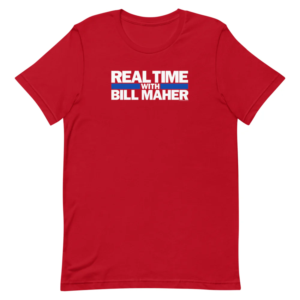 Real Time with Bill Maher Logo Adult Short Sleeve T-Shirt