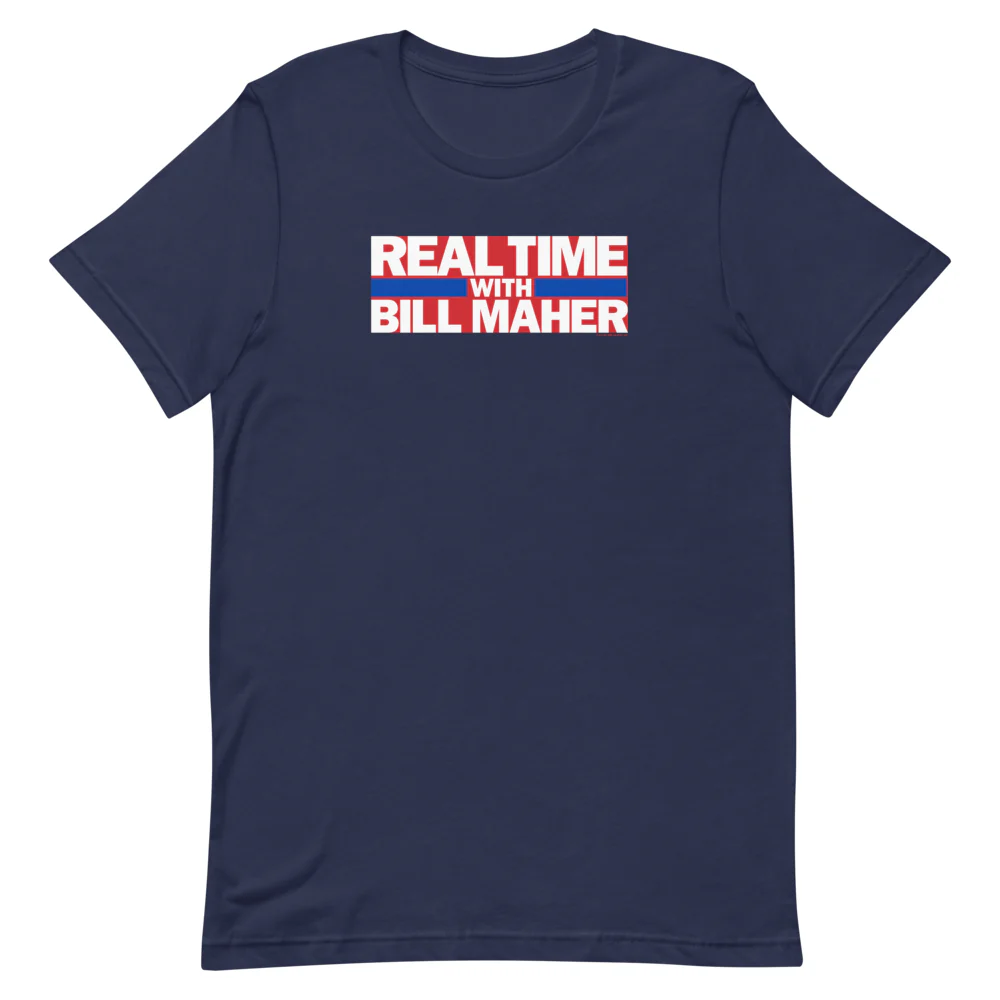 Real Time with Bill Maher Logo Adult Short Sleeve T-Shirt