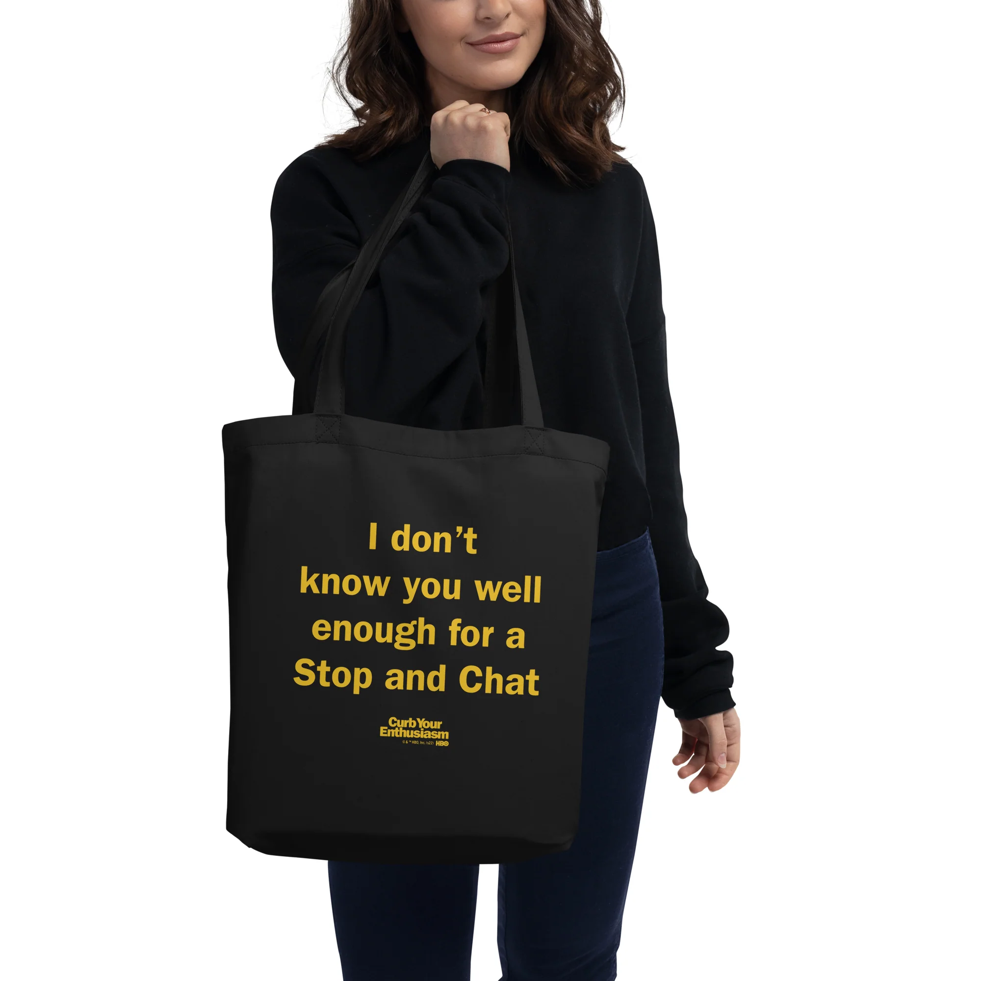Curb Your Enthusiasm Stop And Chat Eco Tote