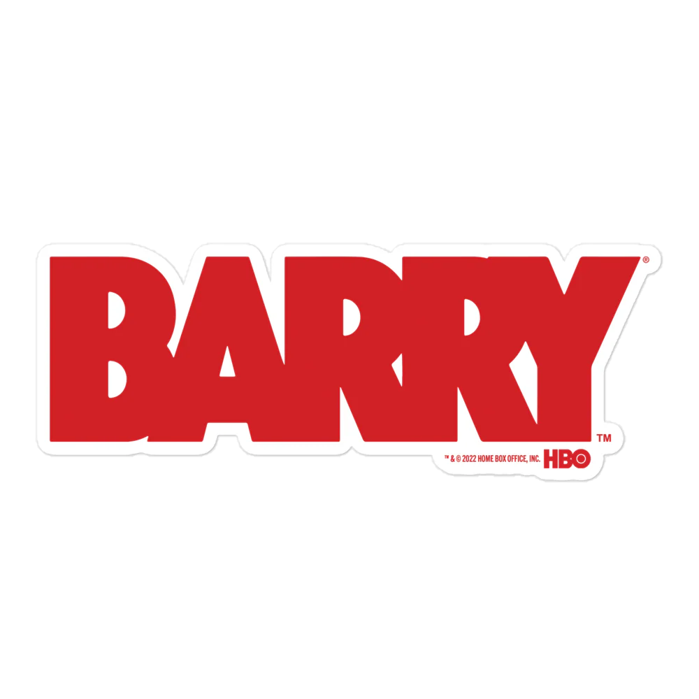 HBO Barry Logo Sticker