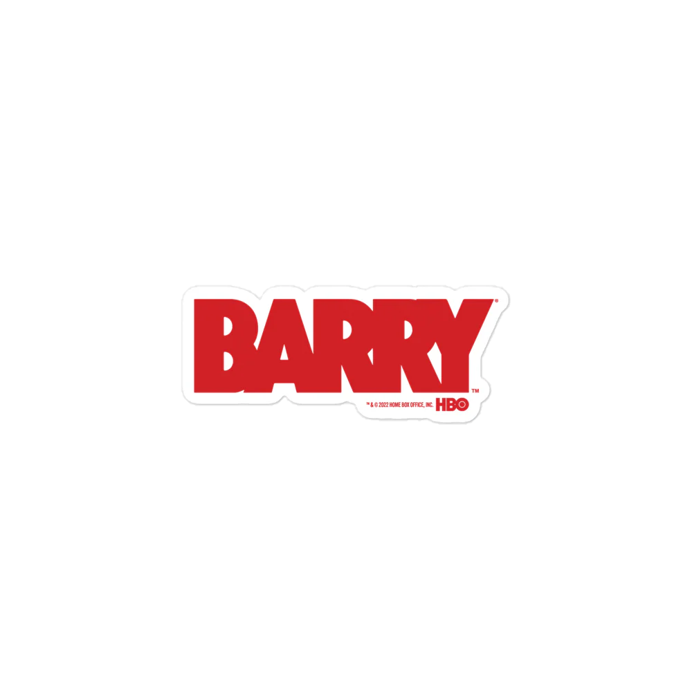 HBO Barry Logo Sticker 4 HBO Barry Logo Sticker