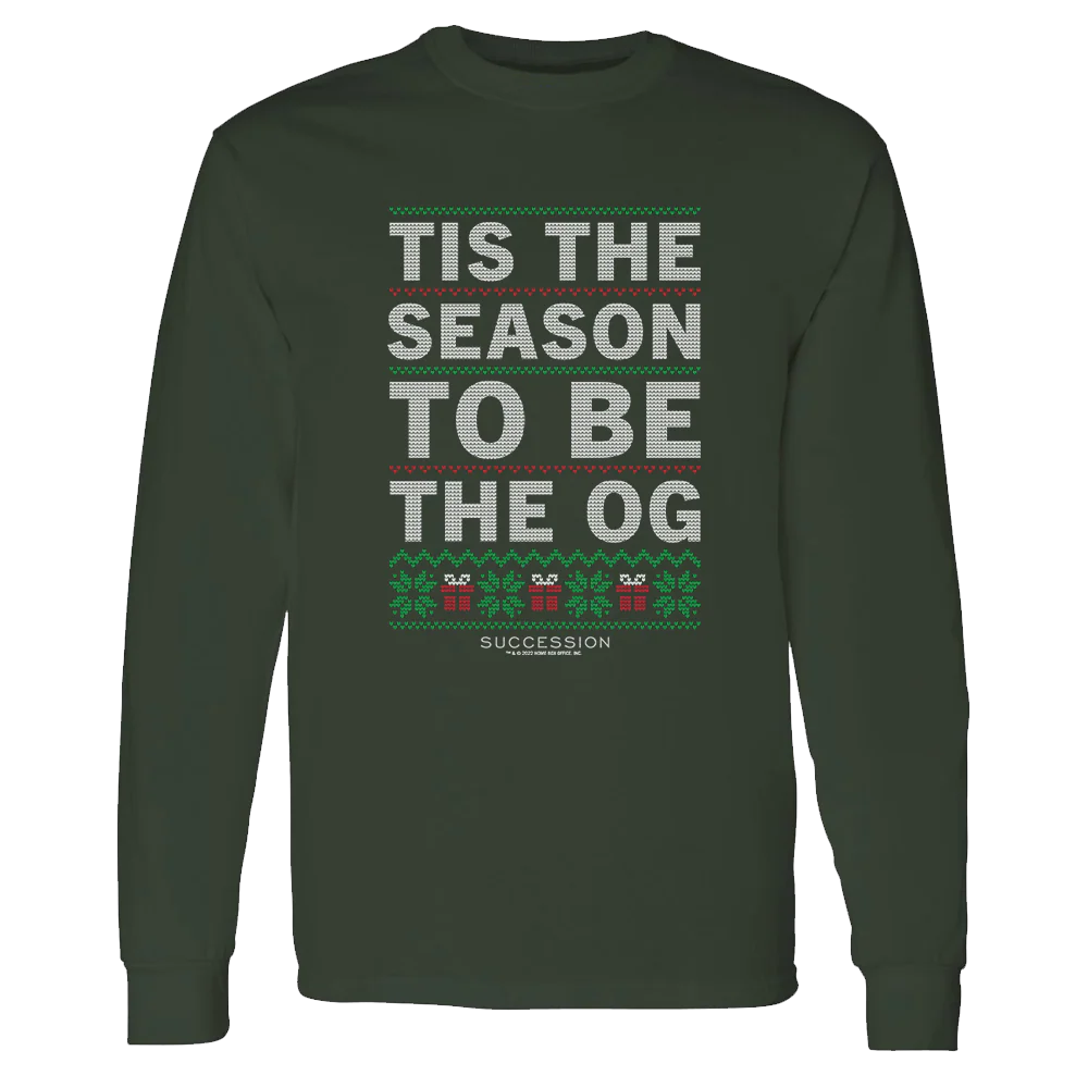 Succession OG Season Ugly Holiday Adult Long Sleeve T-Shirt