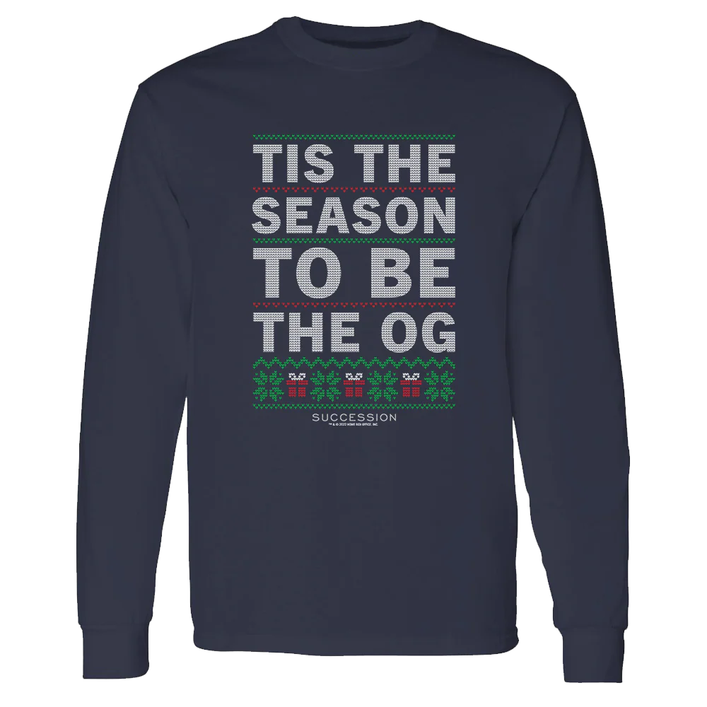 Succession OG Season Ugly Holiday Adult Long Sleeve T-Shirt