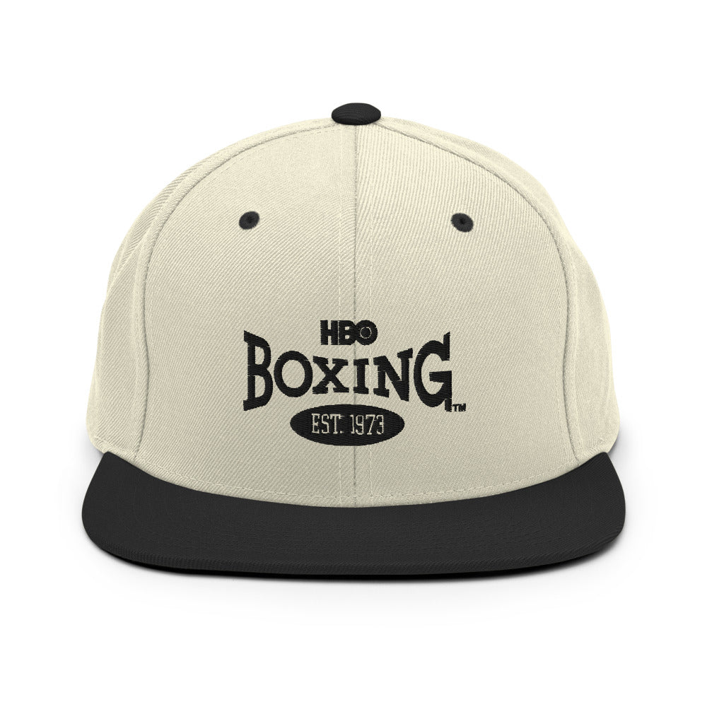 HBO Boxing Vintage Logo Flat Bill Hat