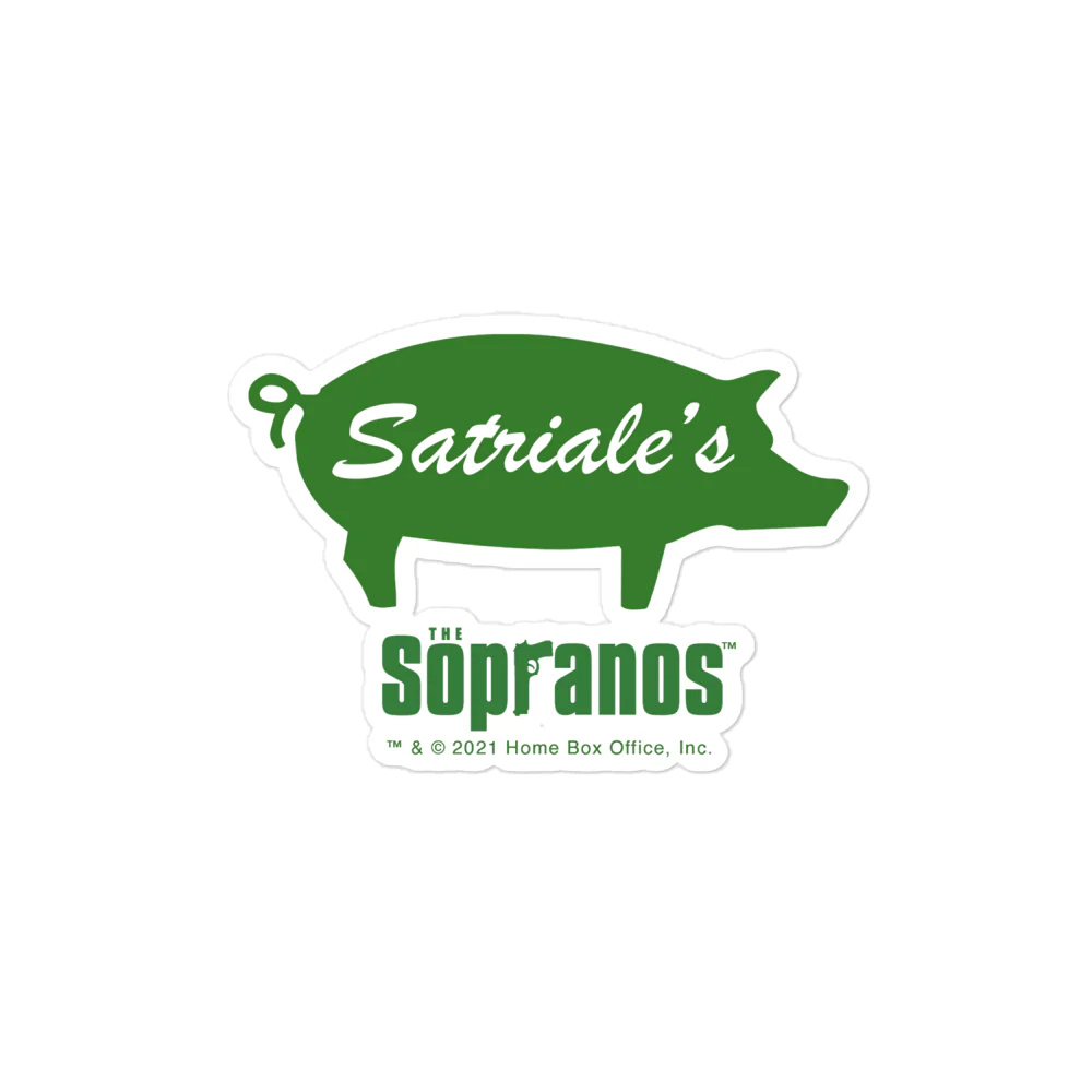 The Sopranos Satriale's Die Cut Sticker