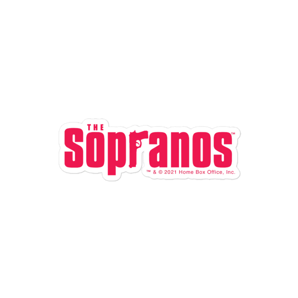 The Sopranos Logo Die Cut Sticker
