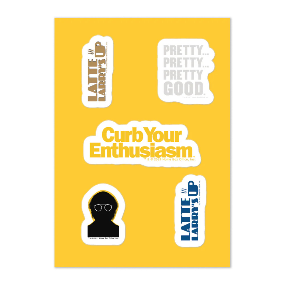 Curb Your Enthusiasm Sticker Sheet