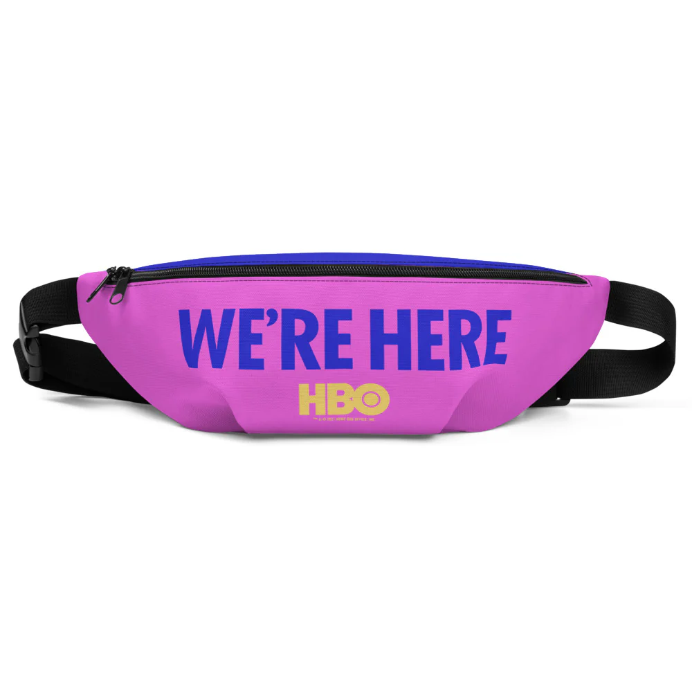 We're Here Logo Premium Fanny Pack 3 We're Here Logo Premium Fanny Pack