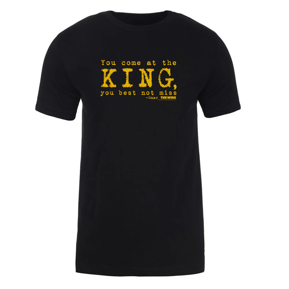 The Wire Omar Come At The King Adult Short Sleeve T-Shirt