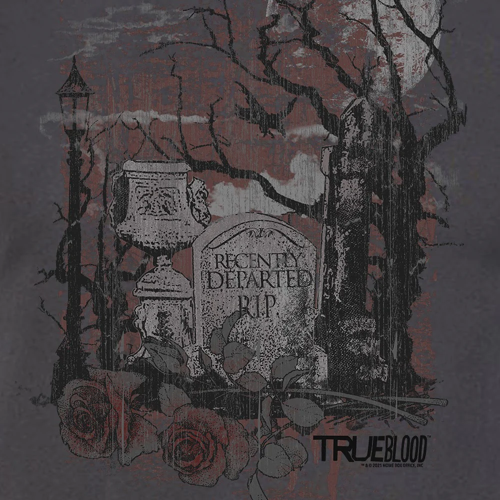 True Blood Recently Departed Adult Short Sleeve T-Shirt