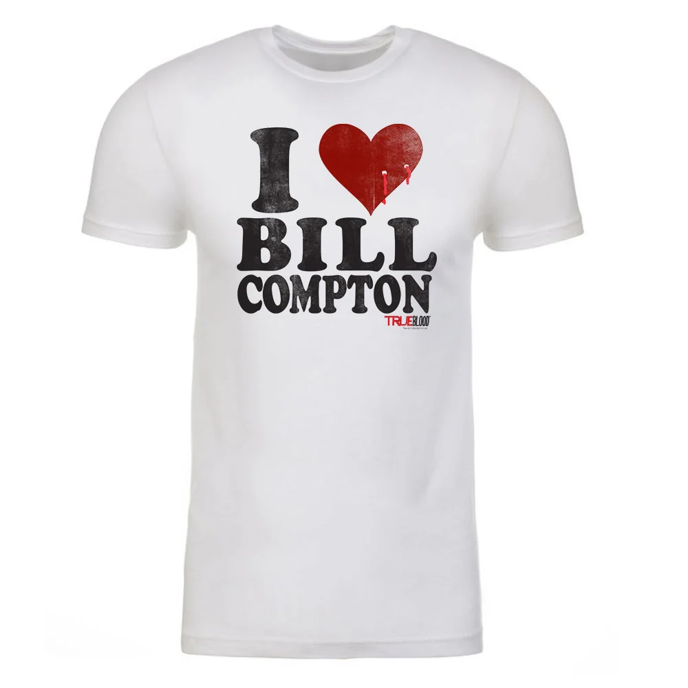 True Blood I Heart Bill Compton Adult Short Sleeve T-Shirt