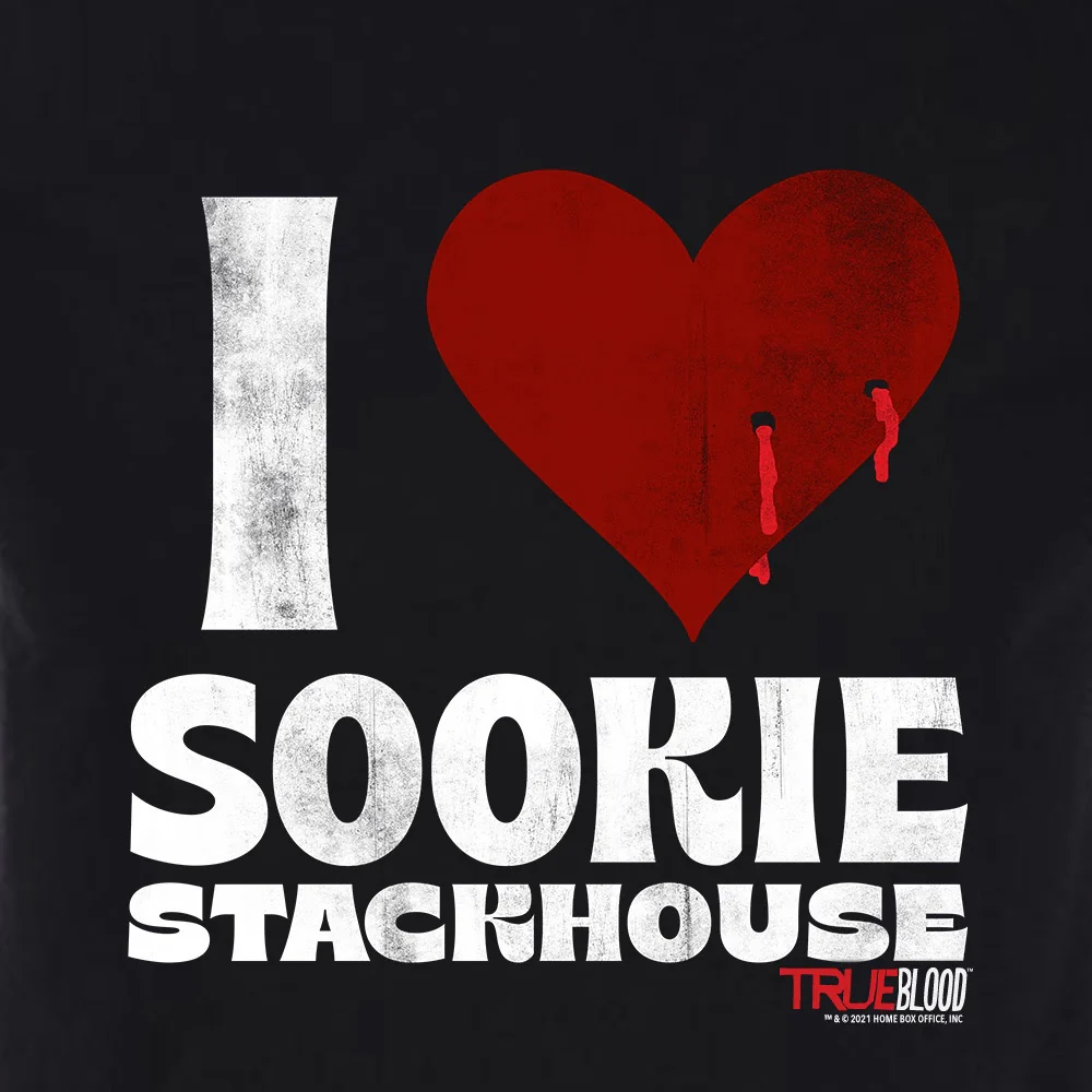 True Blood I Heart Sookie Adult Short Sleeve T-Shirt