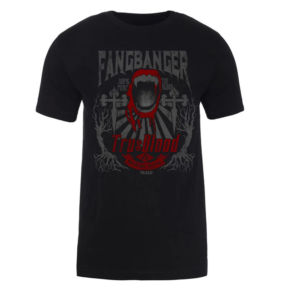 True Blood Fangbanger Adult Short Sleeve T-Shirt