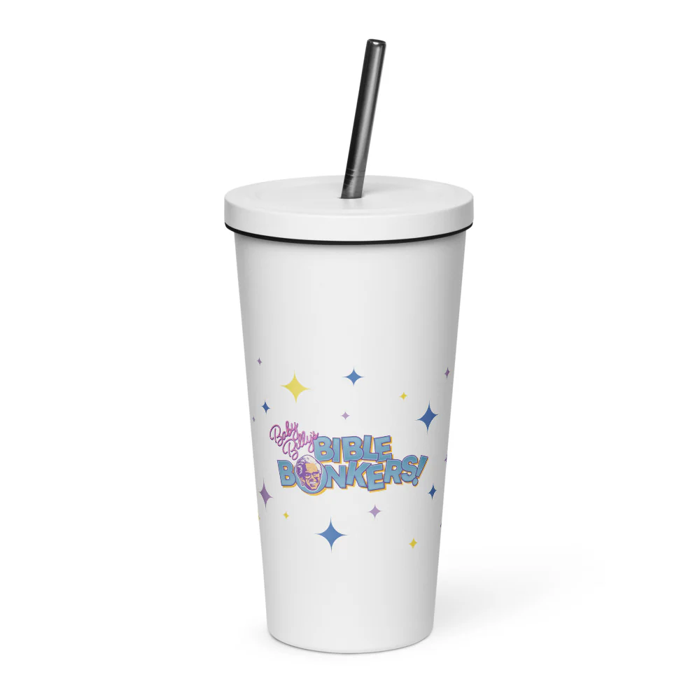 The Righteous Gemstones Baby Billy's Bible Bonkers Tumbler