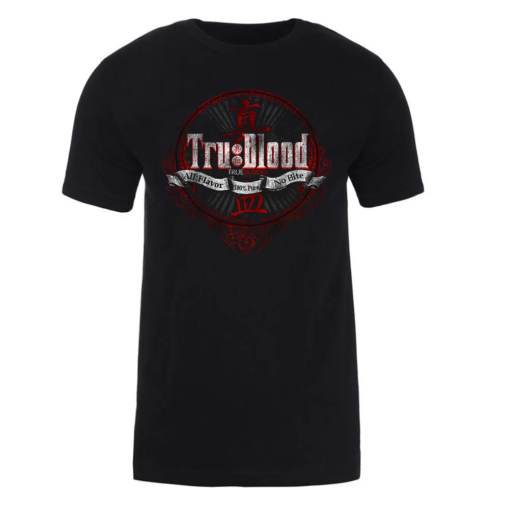True Blood Tru Blood All Flavor No Bite Adult Short Sleeve T-Shirt