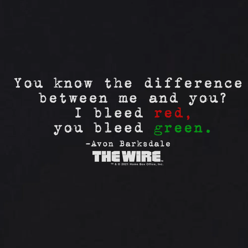 The Wire Avon The Difference Adult Short Sleeve T-Shirt