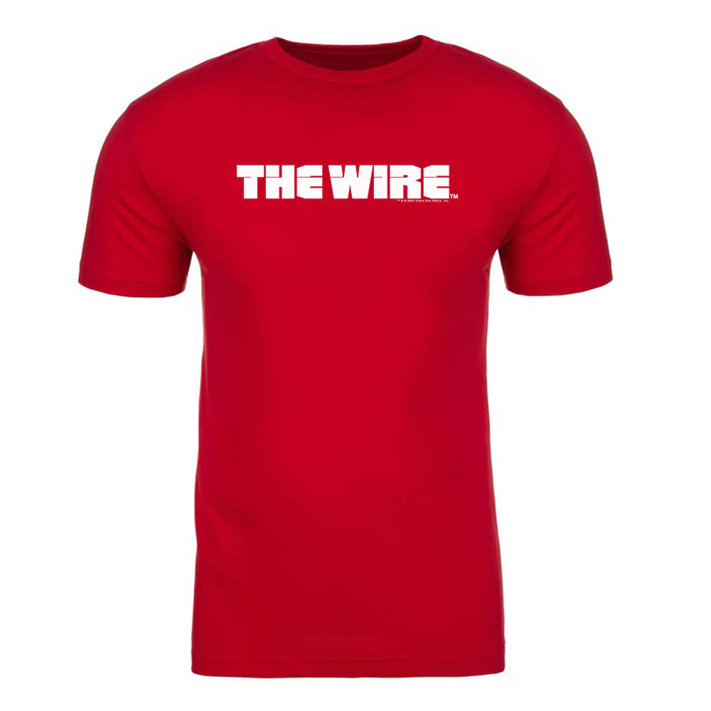 The Wire Logo Adult Short Sleeve T-Shirt 4 The Wire Logo Adult Short Sleeve T-Shirt
